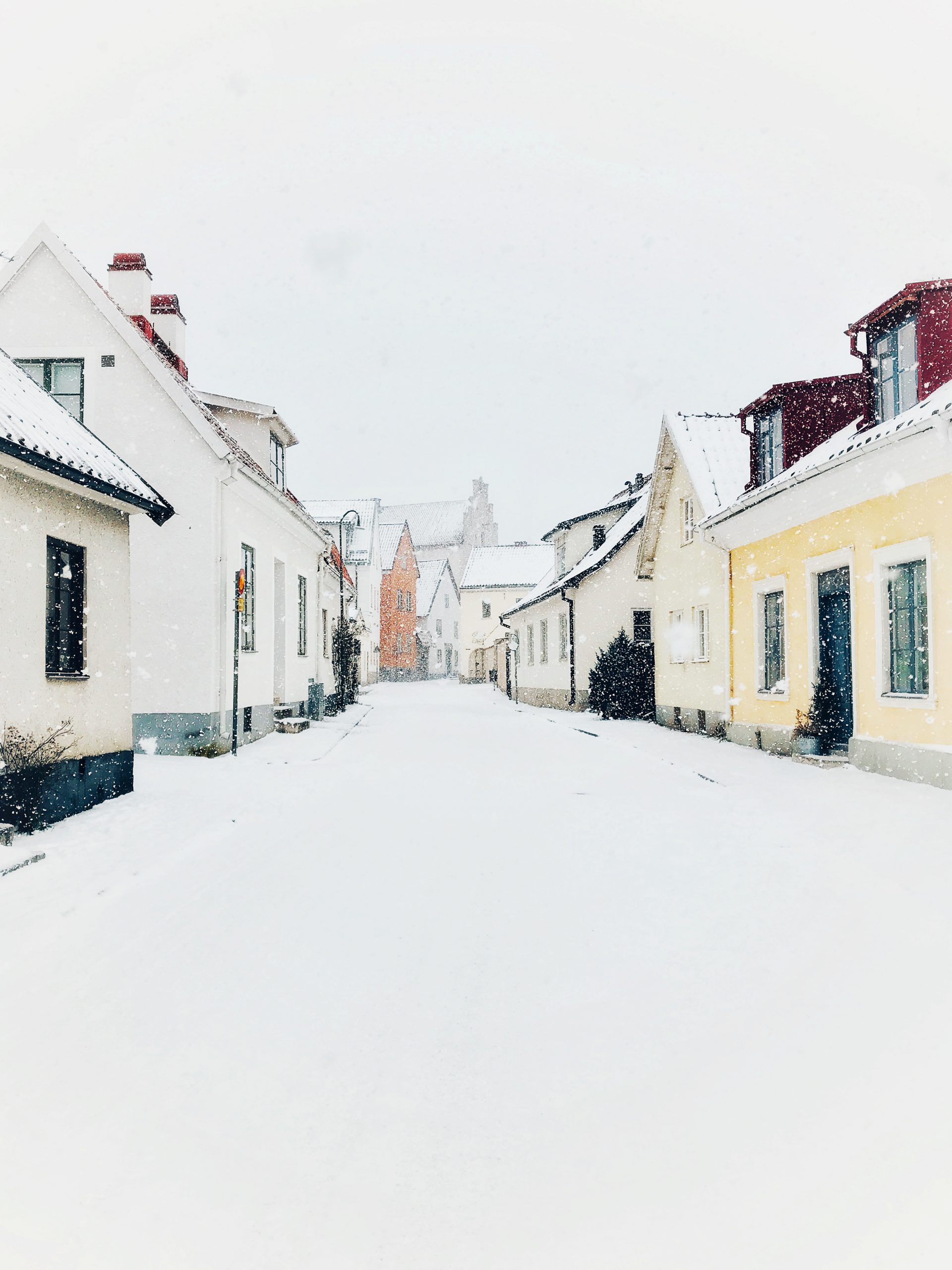 Från ett snöigt Gotland