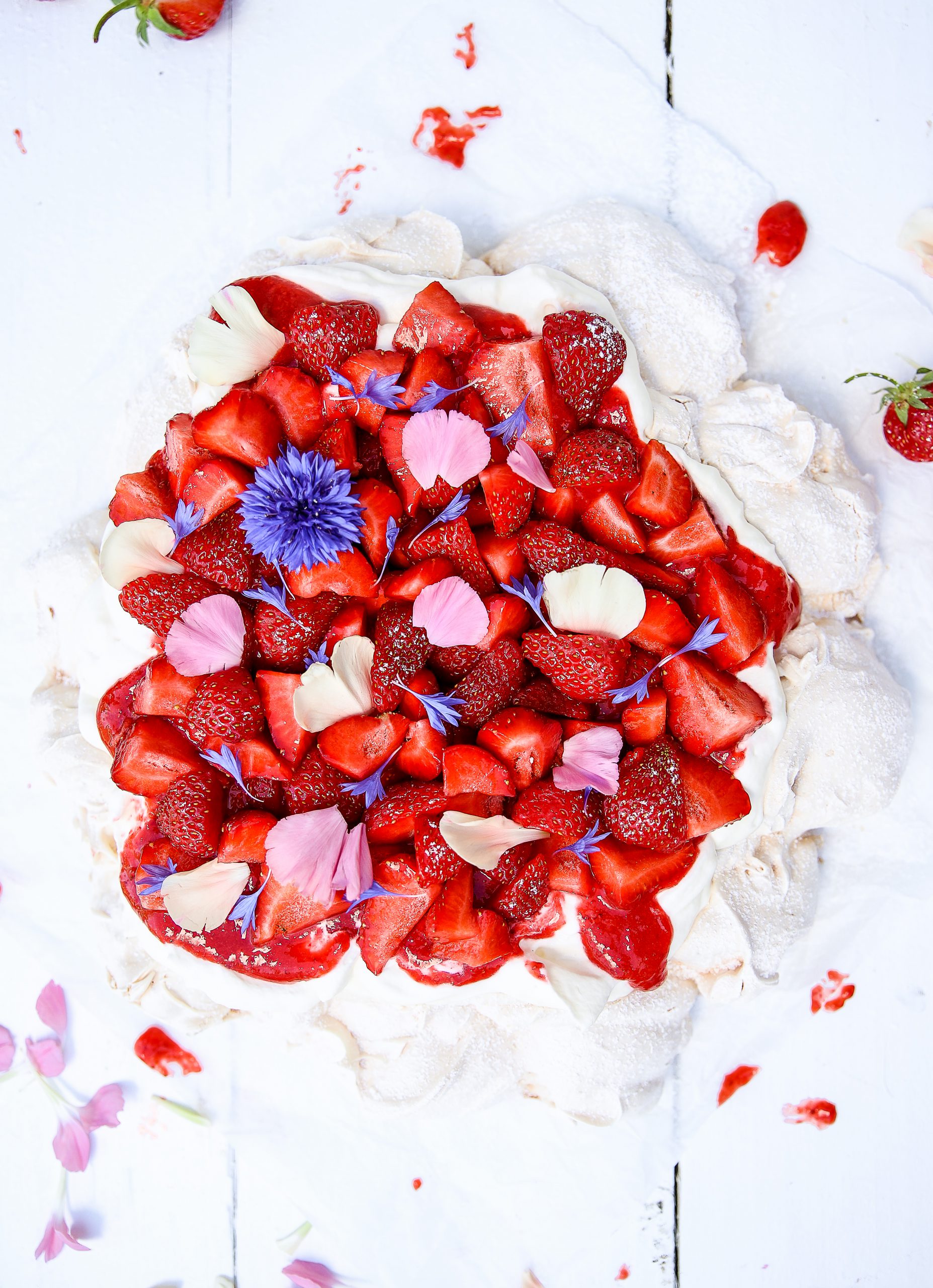 Pavlova – recept med jordgubbar