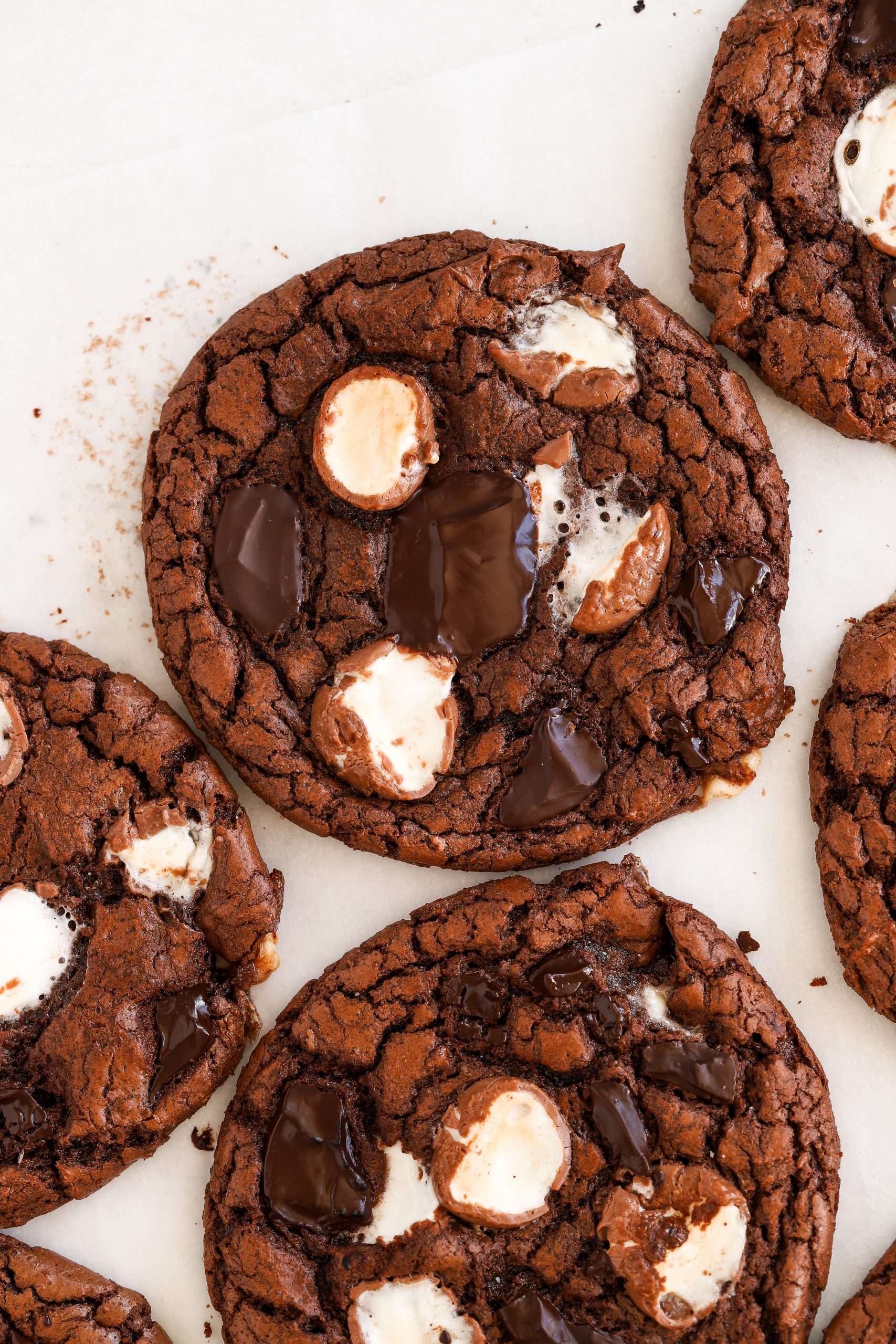 Brownie cookies med Polly och choklad