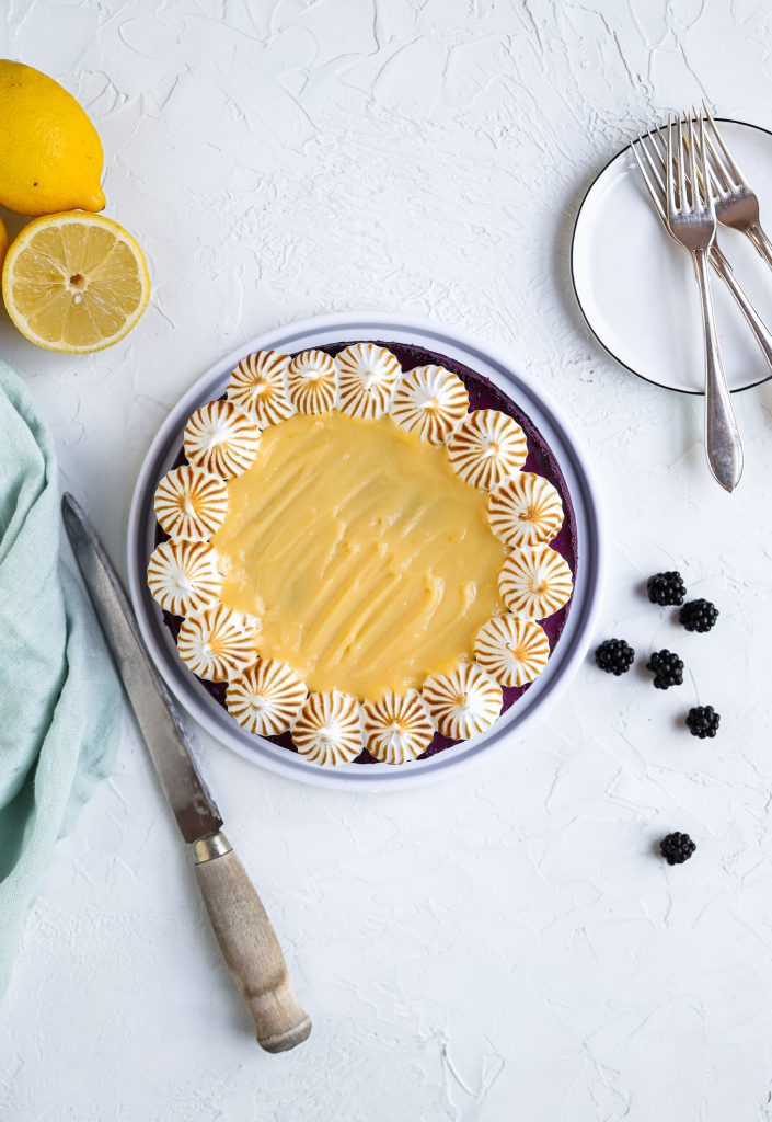 Blåbärscheesecake med citron